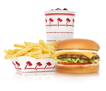 in n out CHEESEBURGER COMBO