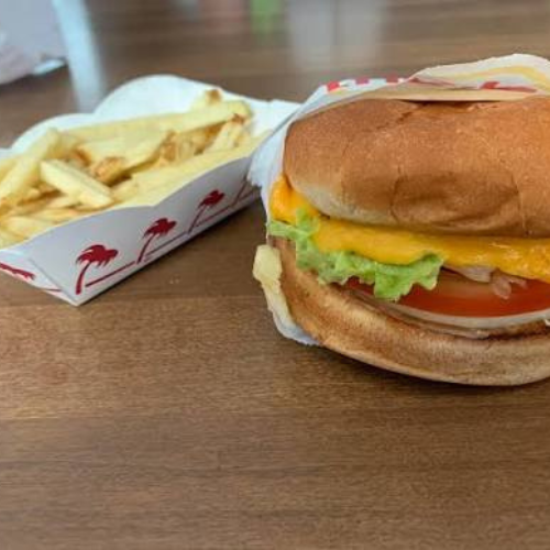 In-N-Out Grilled Cheese combo meal