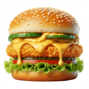Mustard grill burger